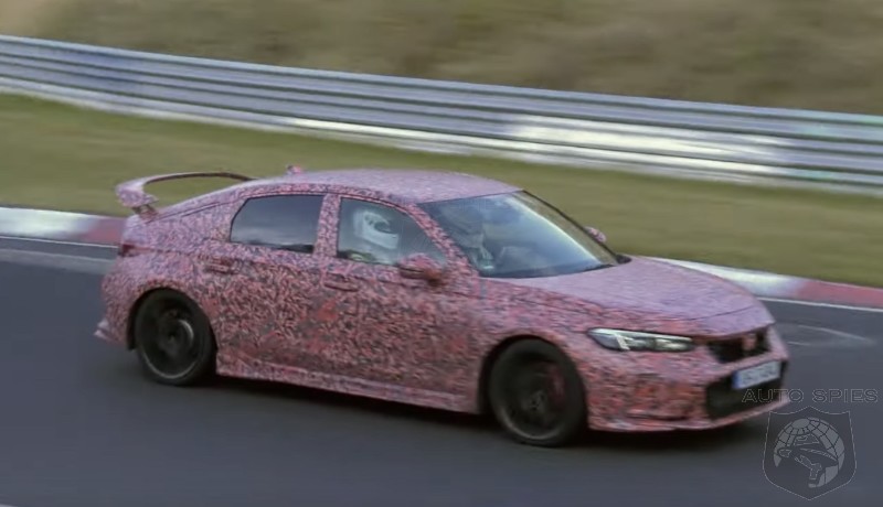 WATCH: 2022 Honda Civic Type R Caught Strutting It's Stuff On Nurburgring